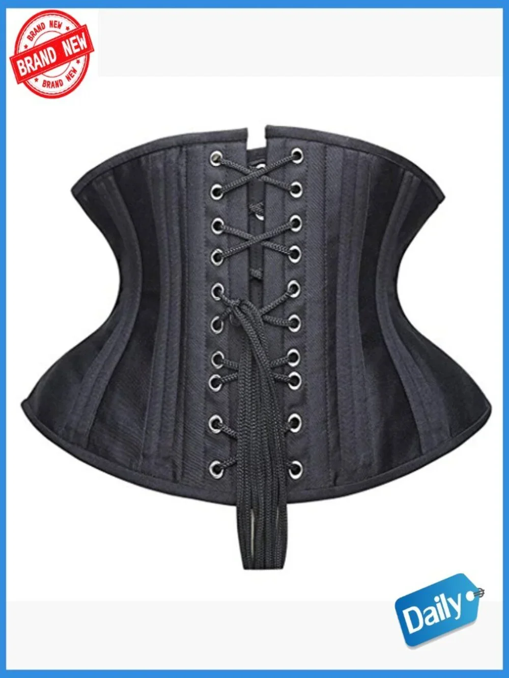Heavy Duty Steel Boned Waist Trainer Corset Underbust Body Shaper Shapewear